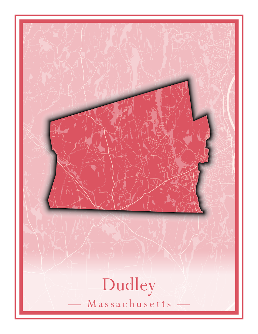 Massachusetts Towns - Street Map (Dudley - East Bridgewater)