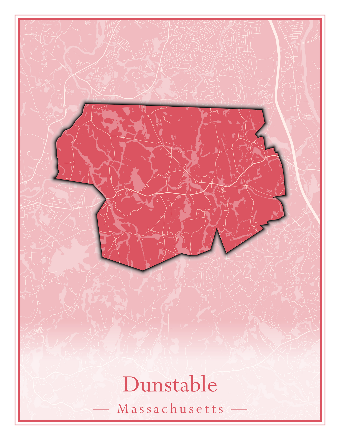 Massachusetts Towns - Street Map (Dudley - East Bridgewater)