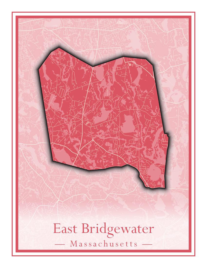 Massachusetts Towns - Street Map (Dudley - East Bridgewater)