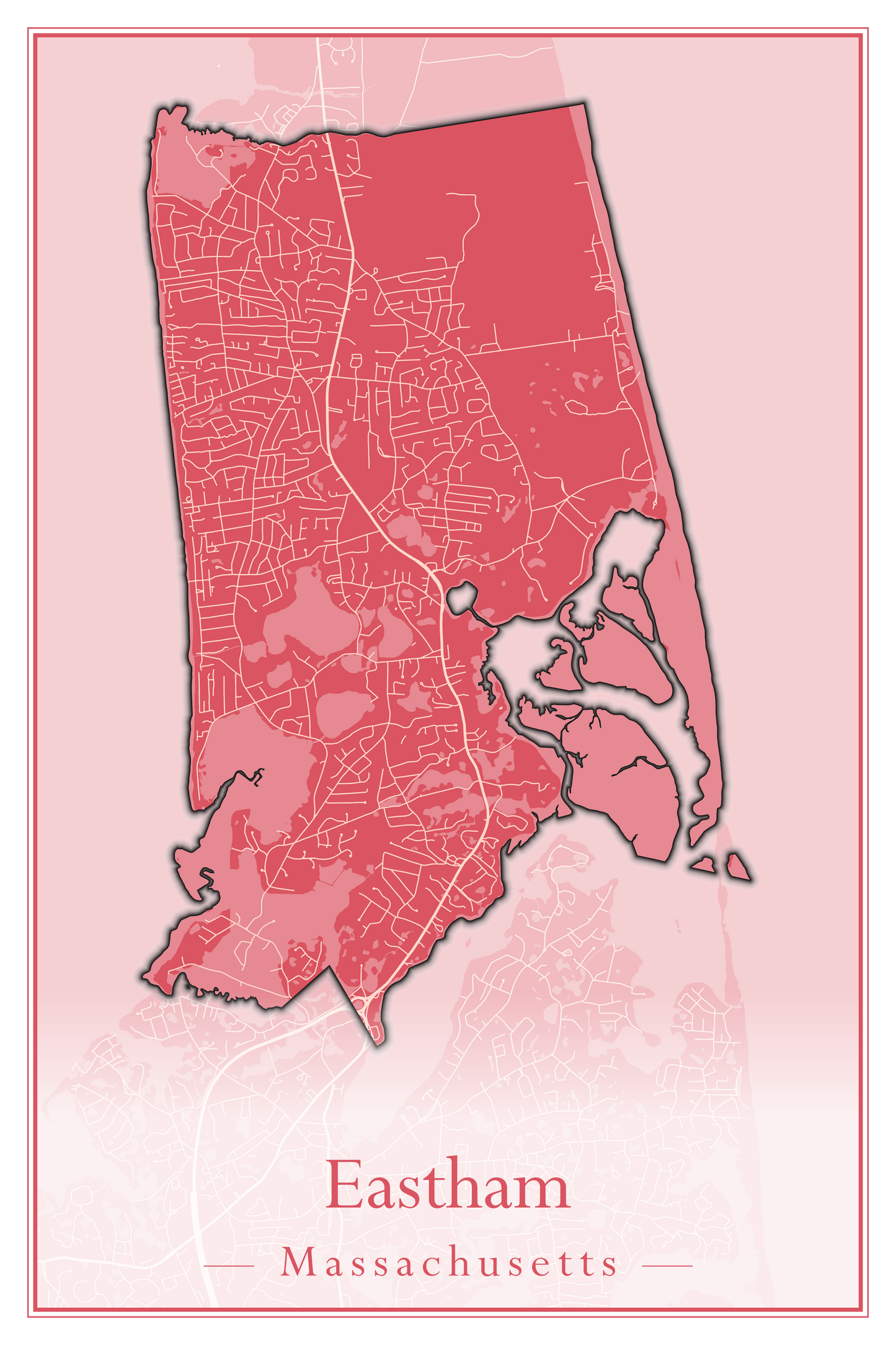 Massachusetts Towns - Street Map (East Brookfield - Easthampton)