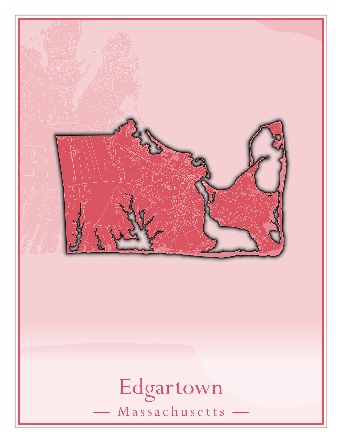 Massachusetts Towns - Street Map (Easton - Erving)