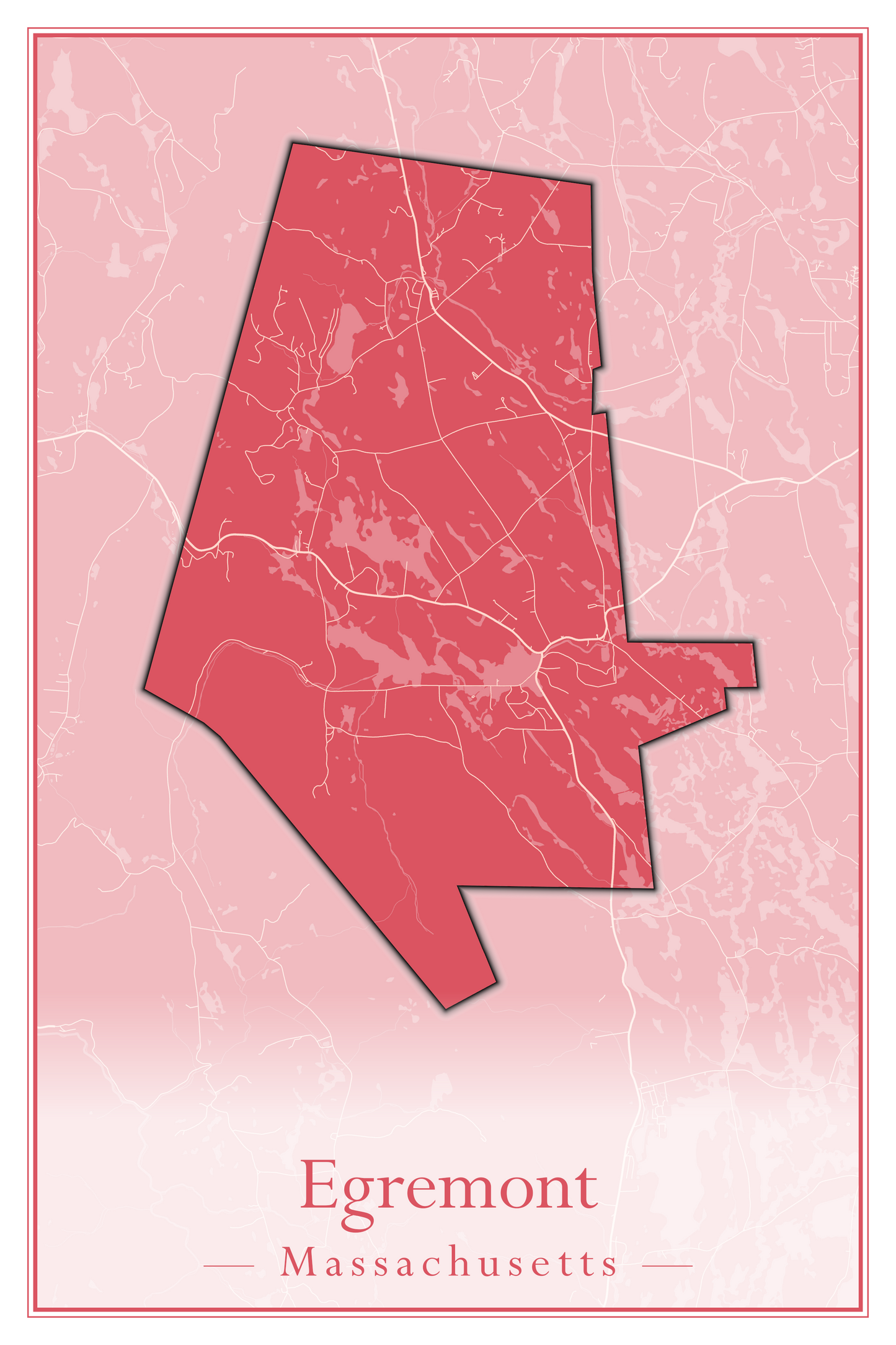 Massachusetts Towns - Street Map (Easton - Erving)