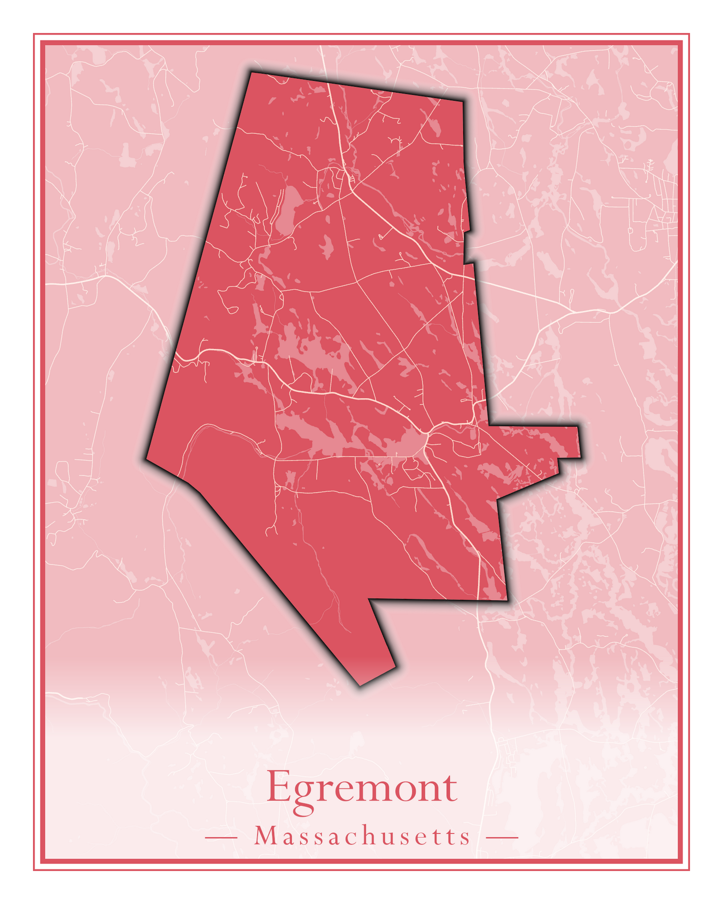 Massachusetts Towns - Street Map (Easton - Erving)