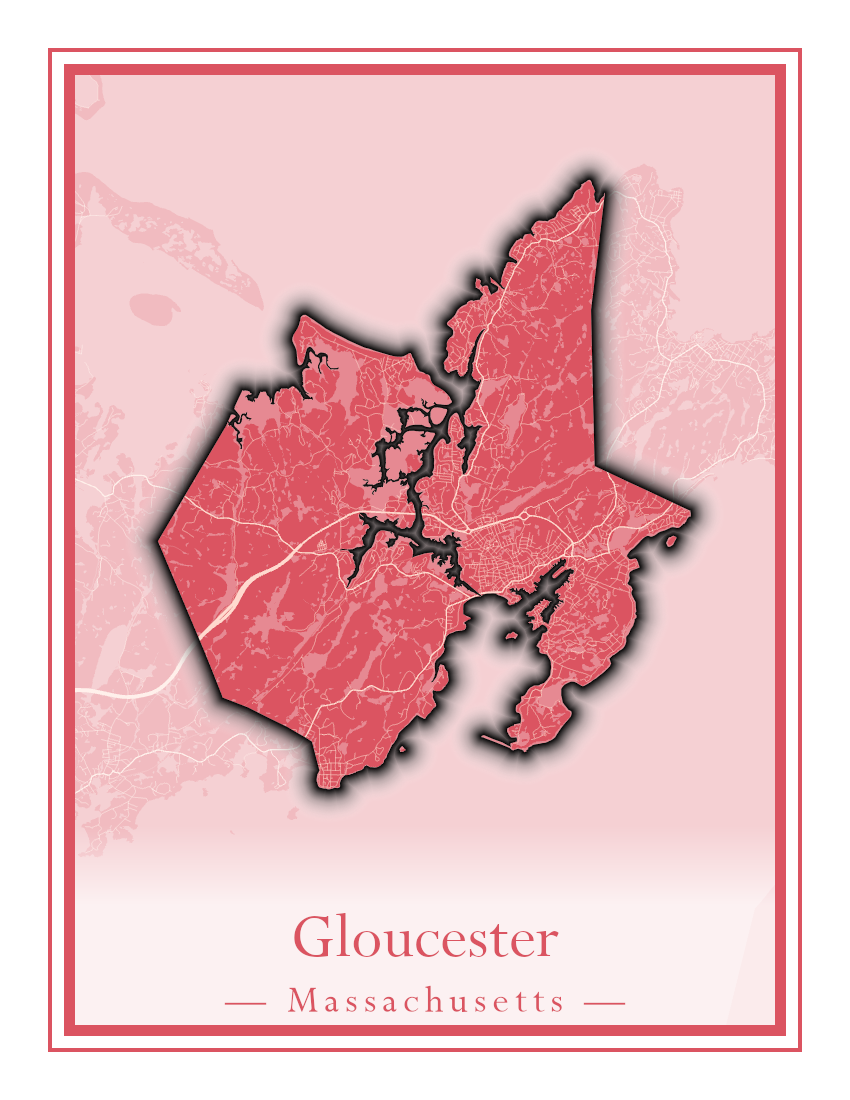 Massachusetts Towns - Street Map (Georgetown - Goshen)