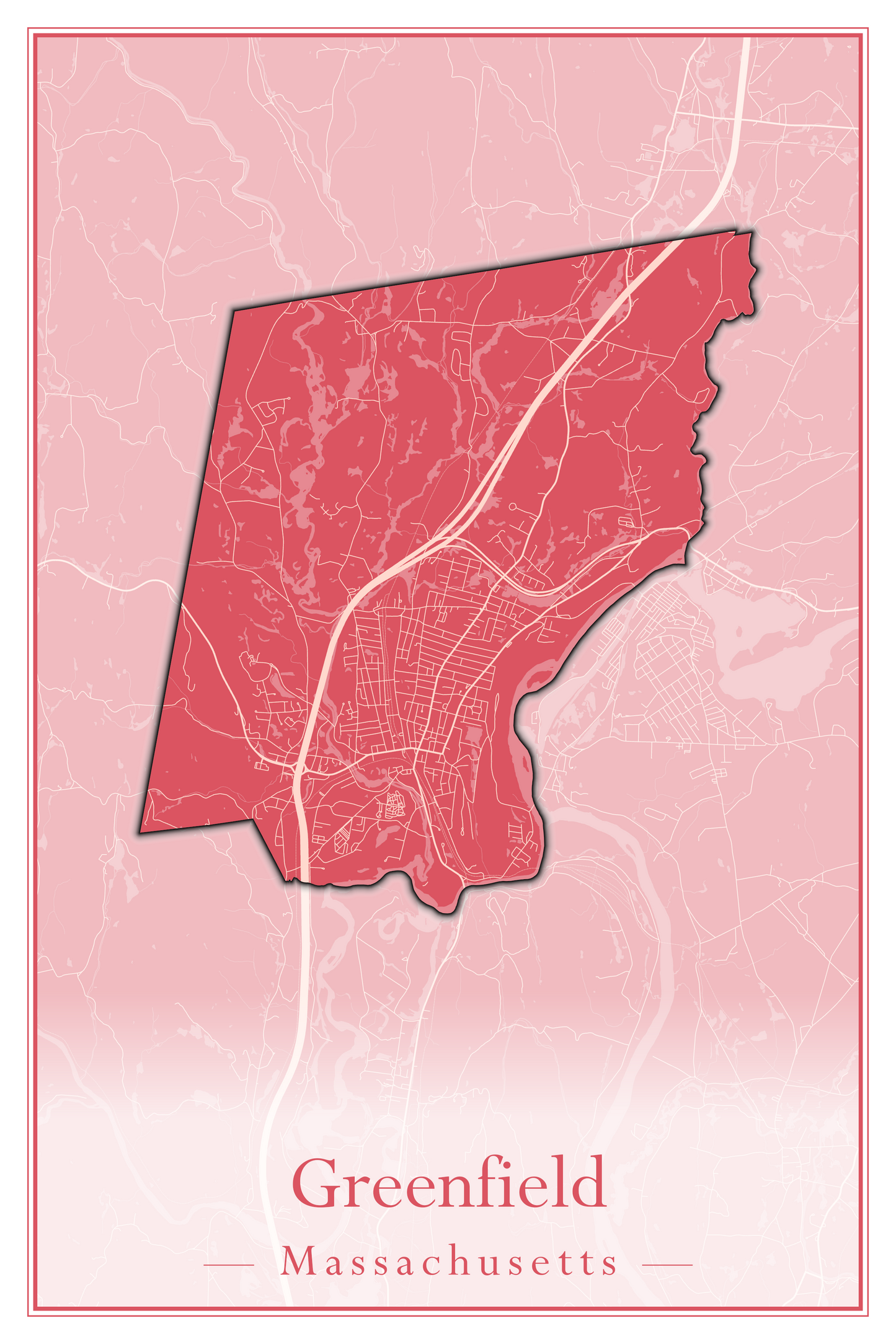 Massachusetts Towns - Street Map (Great Barrington - Groveland)