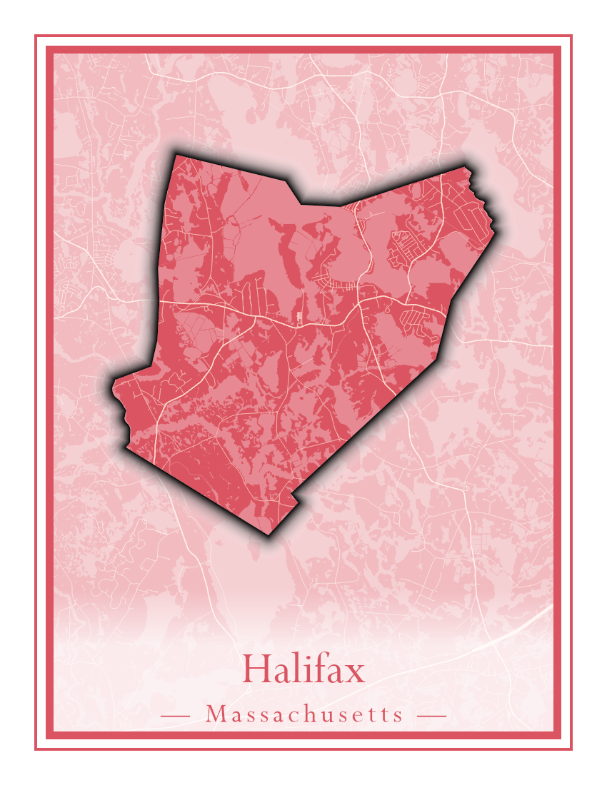 Massachusetts Towns - Street Map (Hadley - Hampden)