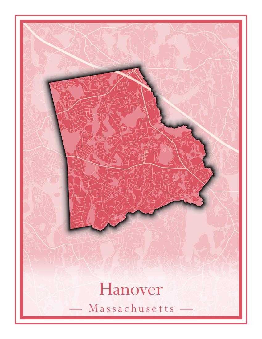 Massachusetts Towns - Street Map (Hancock - Hardwick)