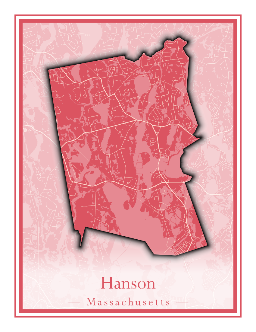 Massachusetts Towns - Street Map (Hancock - Hardwick)