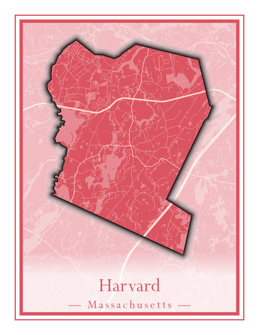 Massachusetts Towns - Street Map (Harvard - Haverhill)