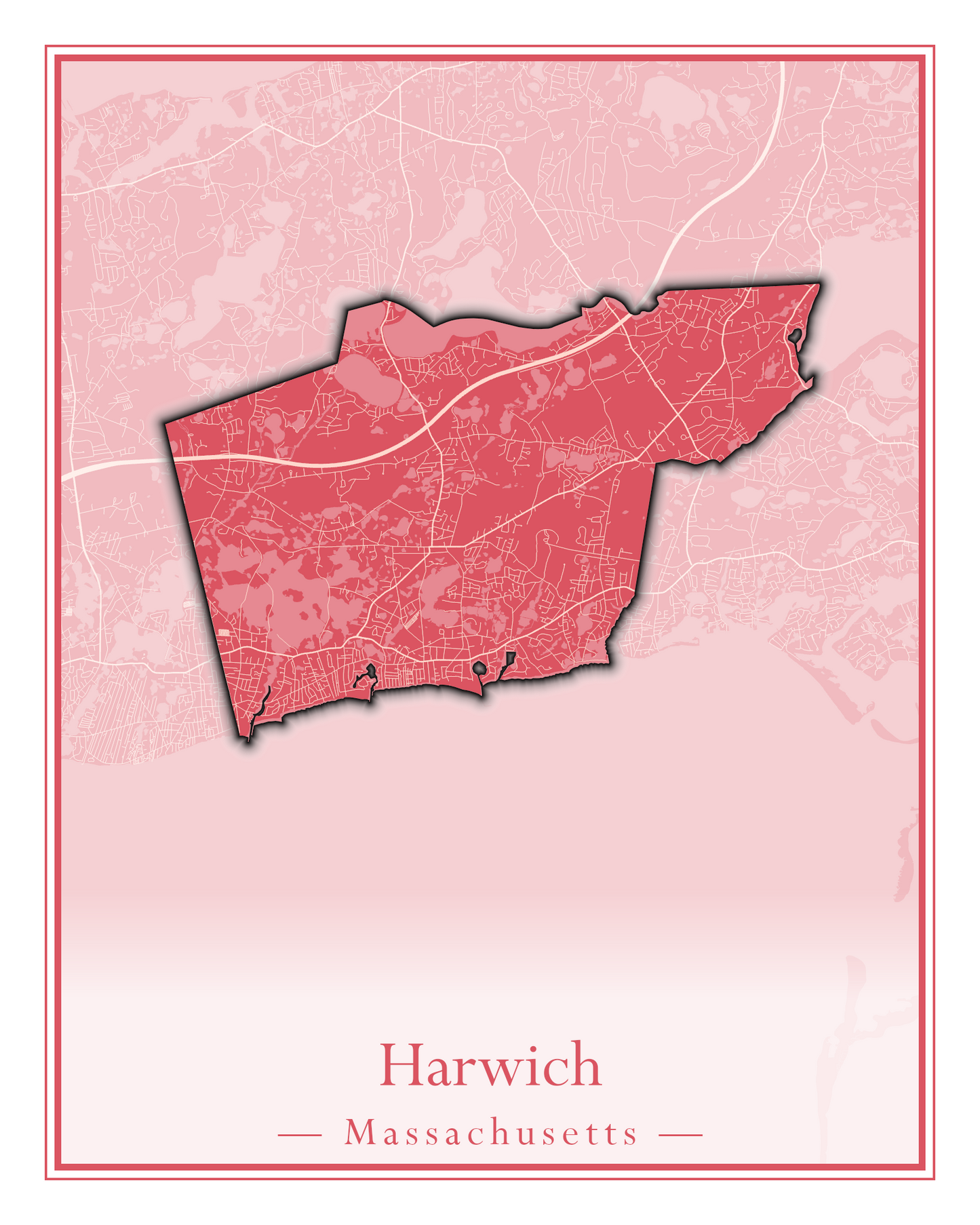 Massachusetts Towns - Street Map (Harvard - Haverhill)