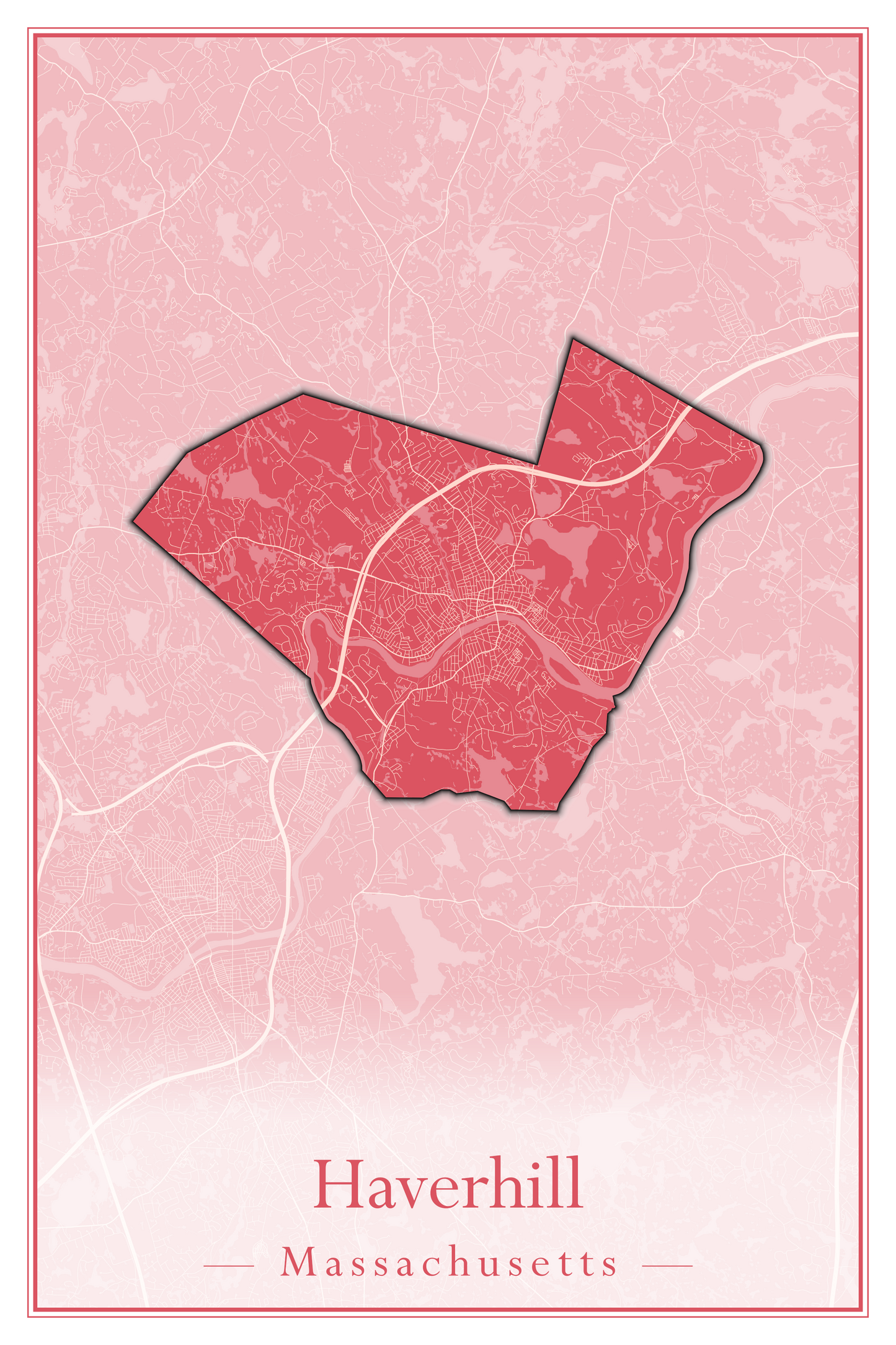 Massachusetts Towns - Street Map (Harvard - Haverhill)