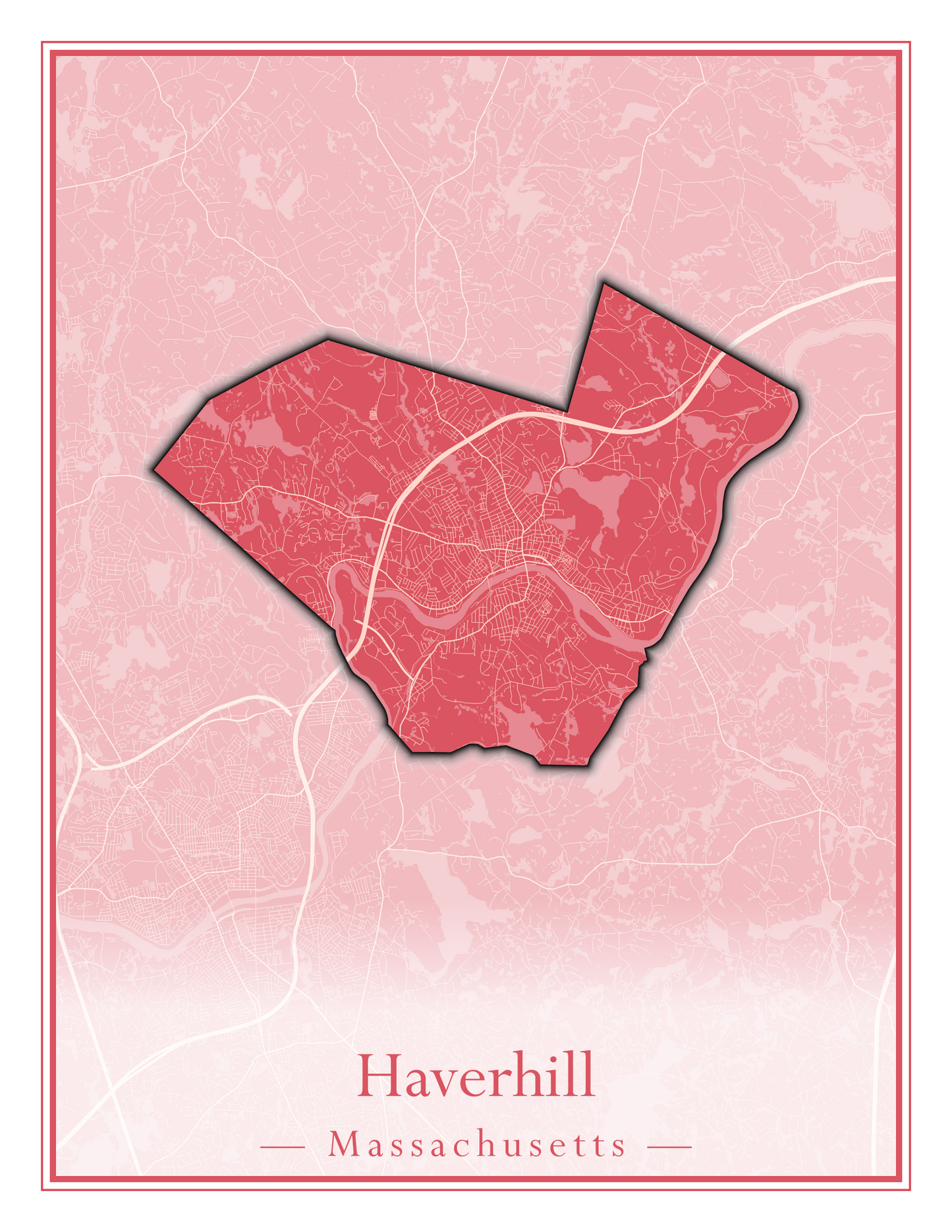 Massachusetts Towns - Street Map (Harvard - Haverhill)