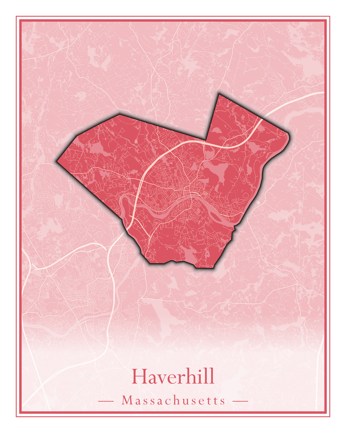 Massachusetts Towns - Street Map (Harvard - Haverhill)