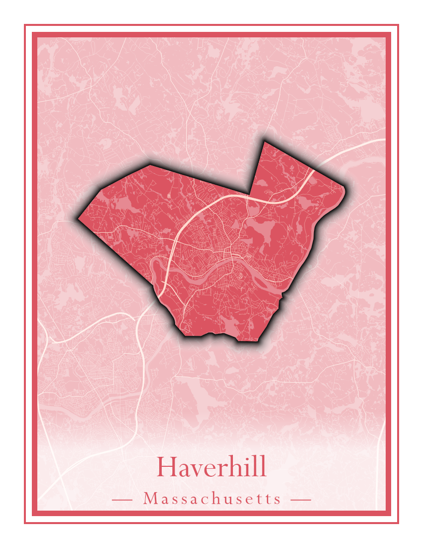 Massachusetts Towns - Street Map (Harvard - Haverhill)