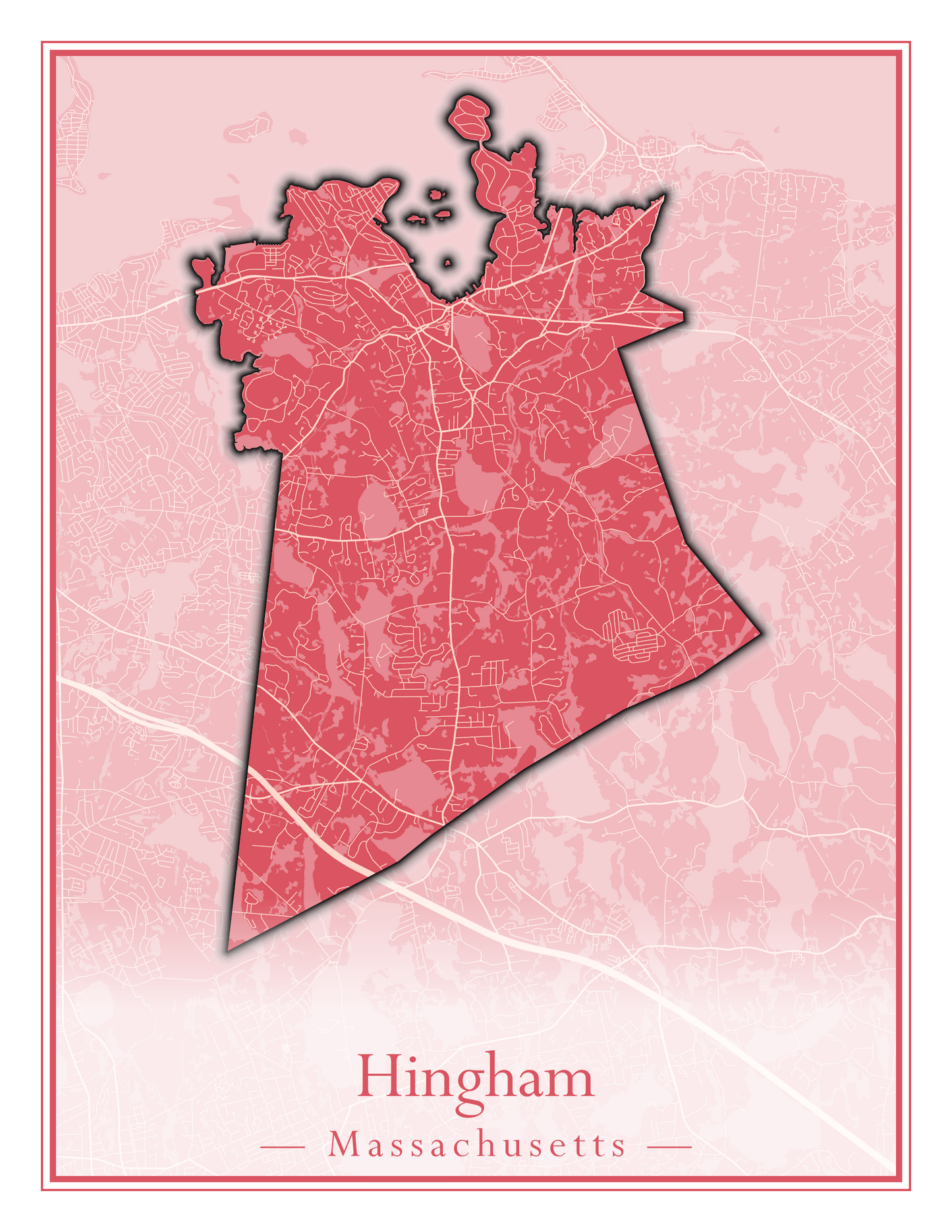 Massachusetts Towns - Street Map (Hawley - Hinsdale)