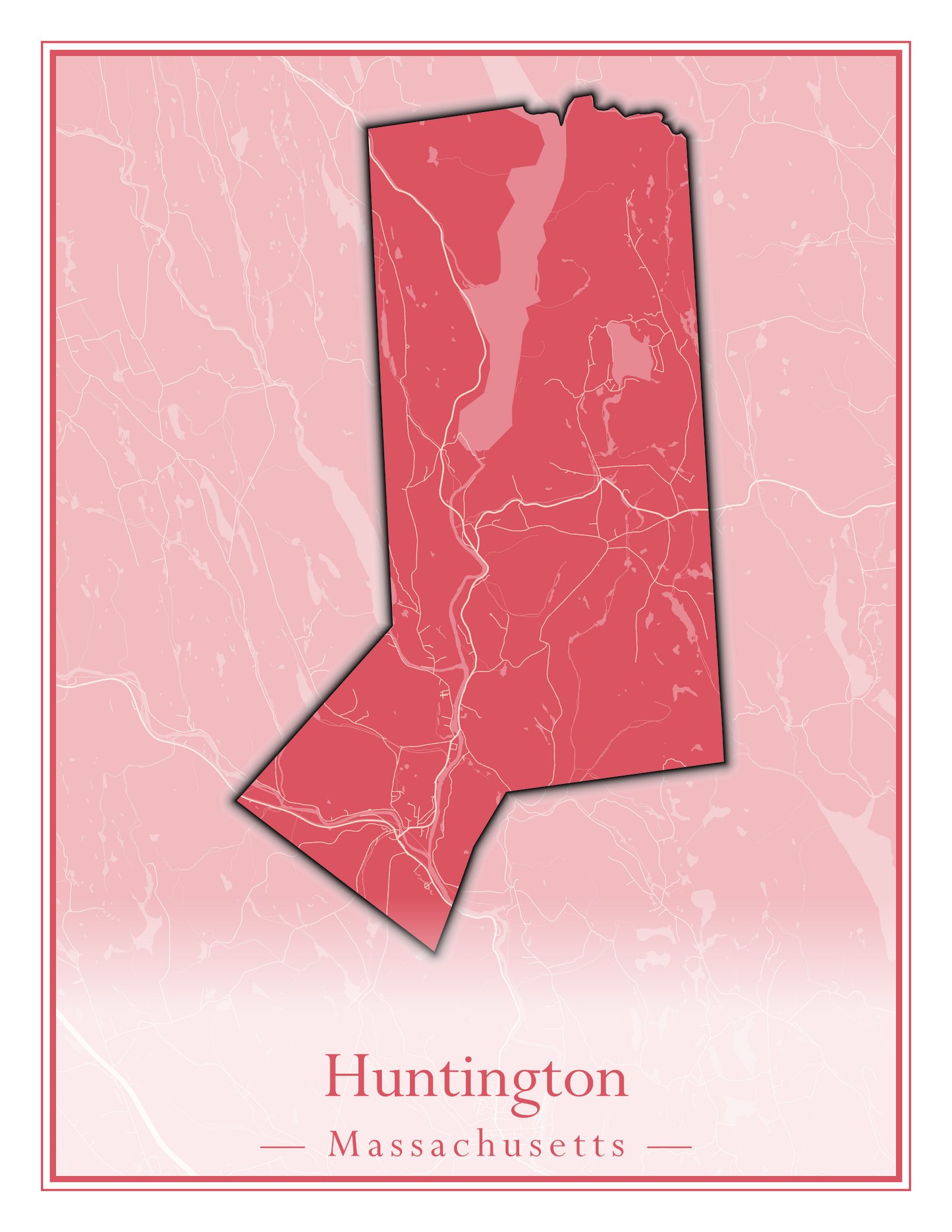 Massachusetts Towns - Street Map (Hudson - Ipswich)