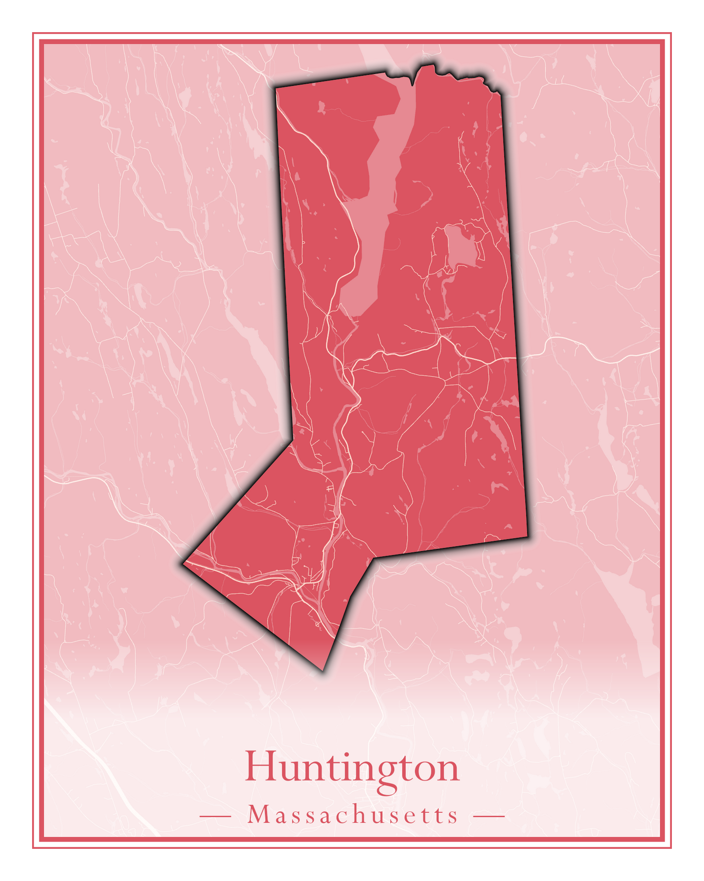 Massachusetts Towns - Street Map (Hudson - Ipswich)