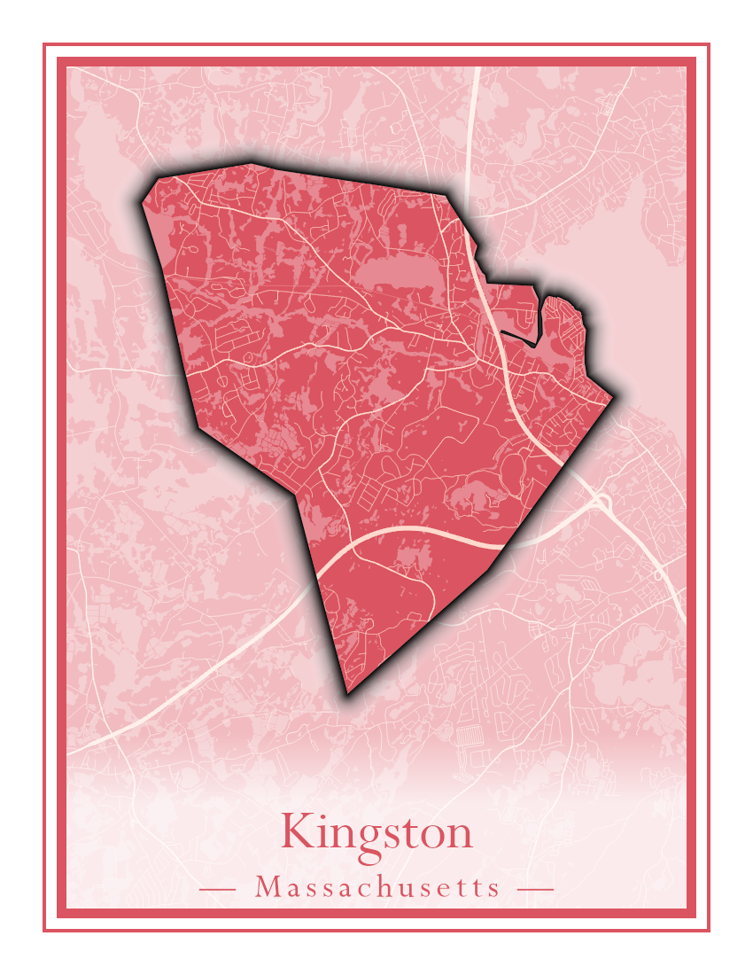 Massachusetts Towns - Street Map (Kingston - Lanesborough)