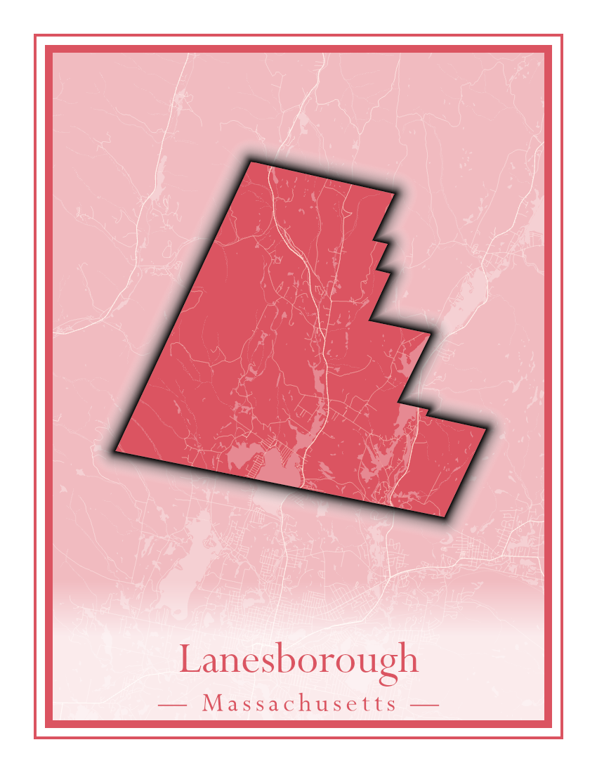 Massachusetts Towns - Street Map (Kingston - Lanesborough)