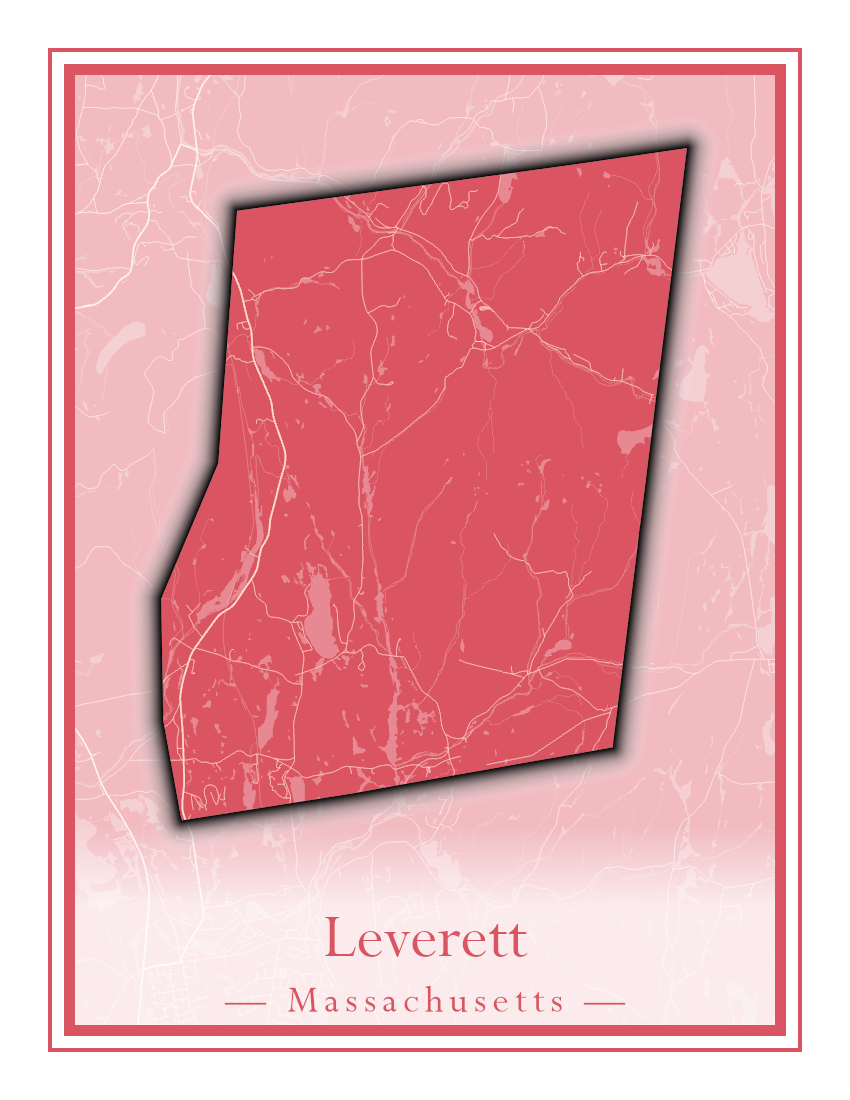 Massachusetts Towns - Street Map (Leominster - Leyden)