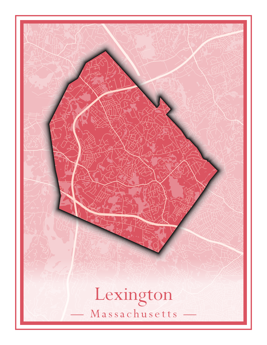 Massachusetts Towns - Street Map (Leominster - Leyden)