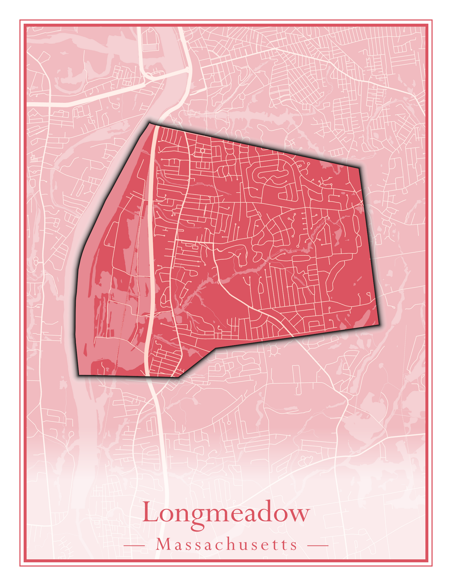 Massachusetts Towns - Street Map (Lincoln - Lowell)