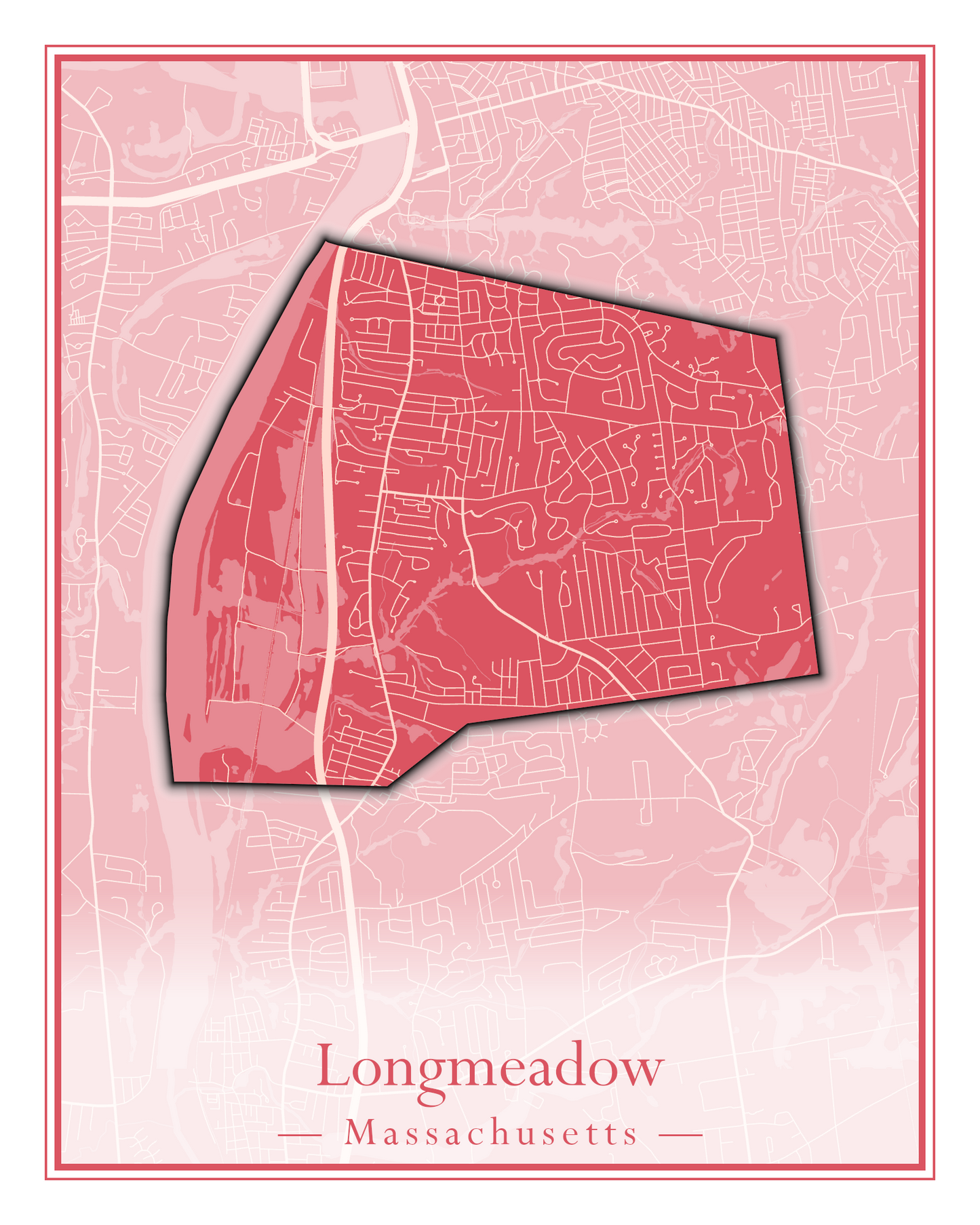 Massachusetts Towns - Street Map (Lincoln - Lowell)