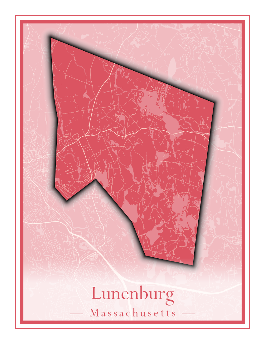 Massachusetts Towns - Street Map (Ludlow - Lynnfield)