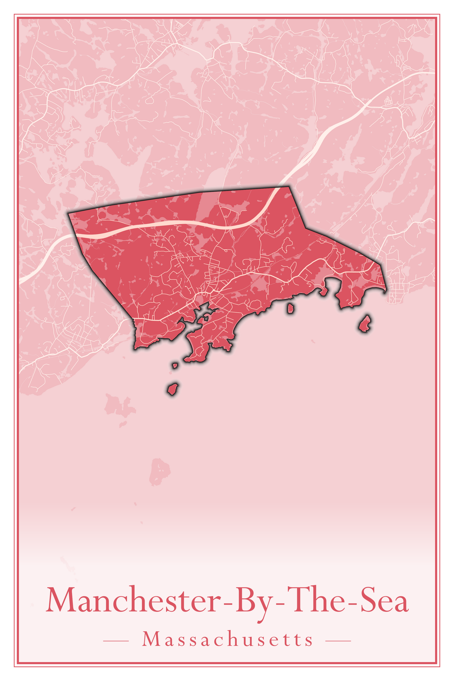 Massachusetts Towns - Street Map (Malden - Marblehead)