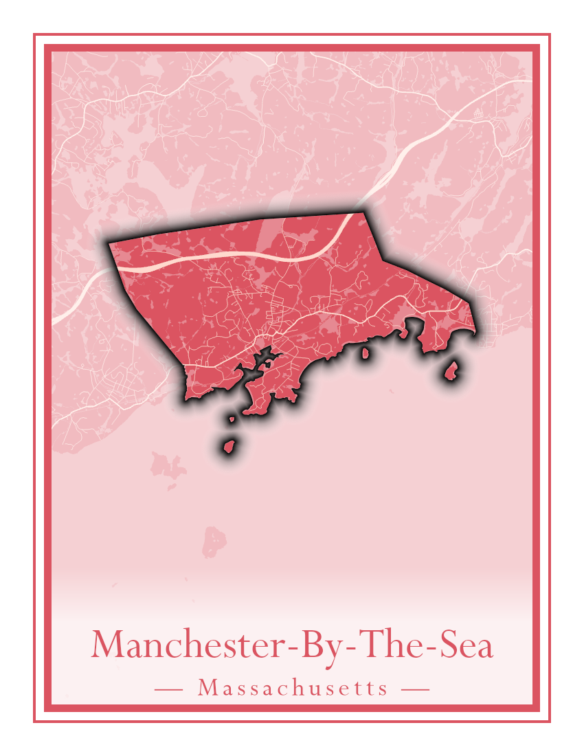 Massachusetts Towns - Street Map (Malden - Marblehead)