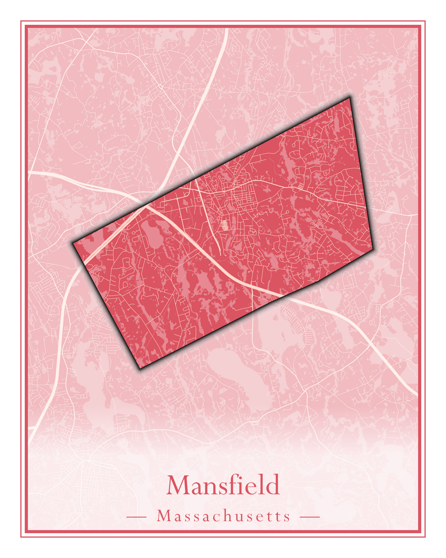 Massachusetts Towns - Street Map (Malden - Marblehead)