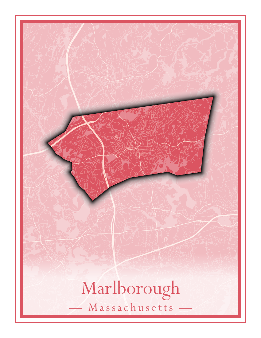 Massachusetts Towns - Street Map (Marion - Mashpee)