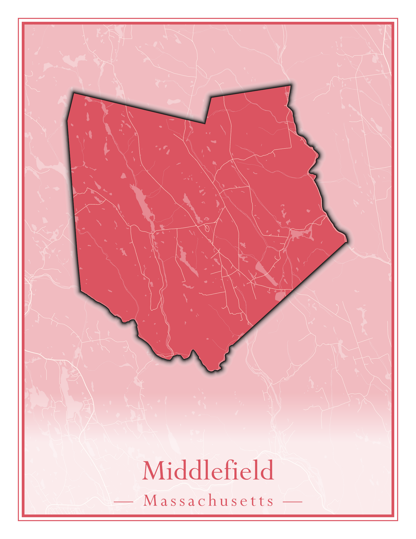 Massachusetts Towns - Street Map (Methuen - Middleton)