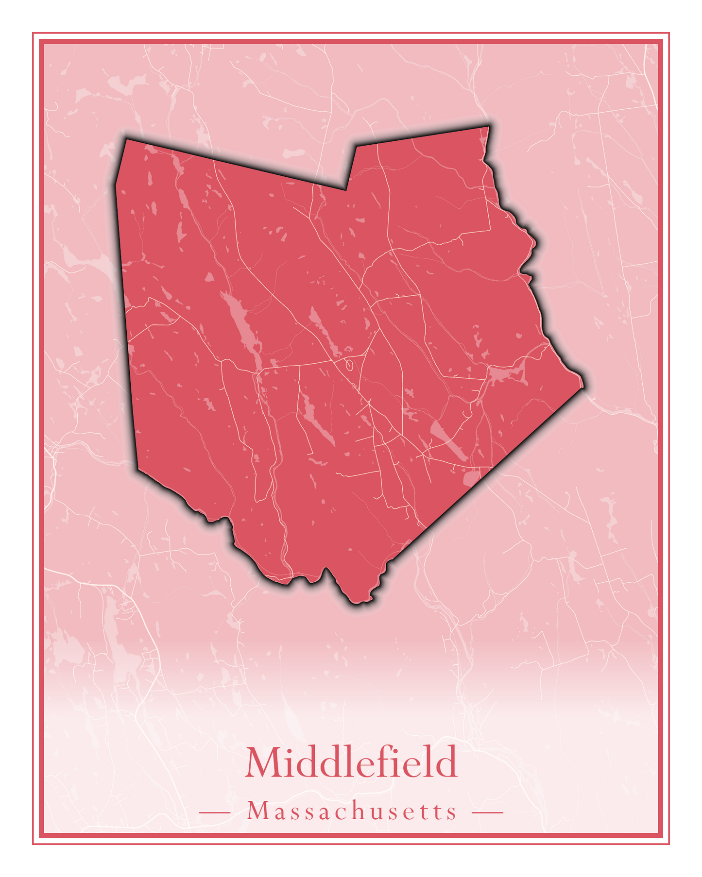 Massachusetts Towns - Street Map (Methuen - Middleton)