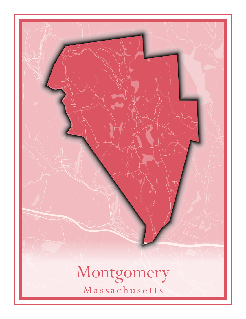 Massachusetts Towns - Street Map (Monterey - Nahant)