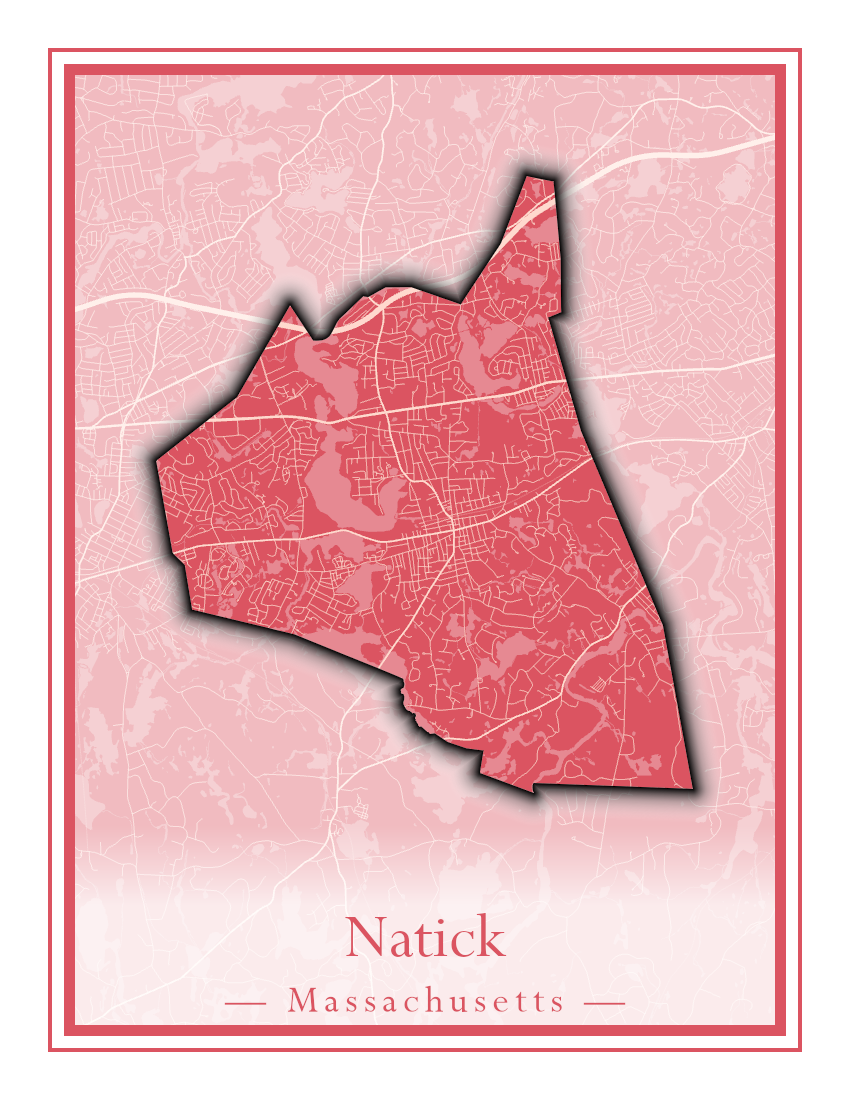 Massachusetts Towns - Street Map (Nantucket - New Ashford)