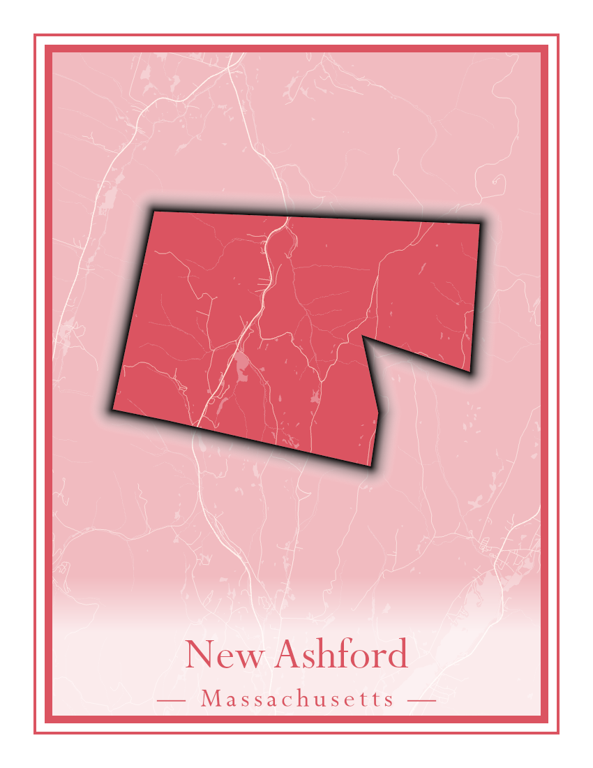 Massachusetts Towns - Street Map (Nantucket - New Ashford)