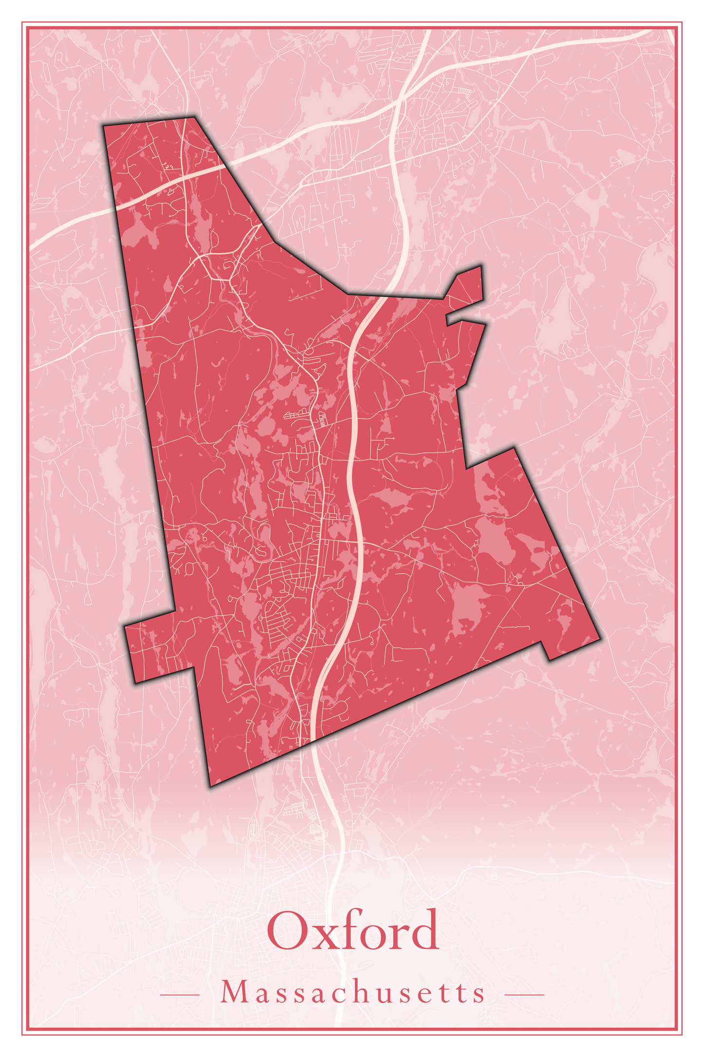 Massachusetts Towns - Street Map (Otis - Paxton)