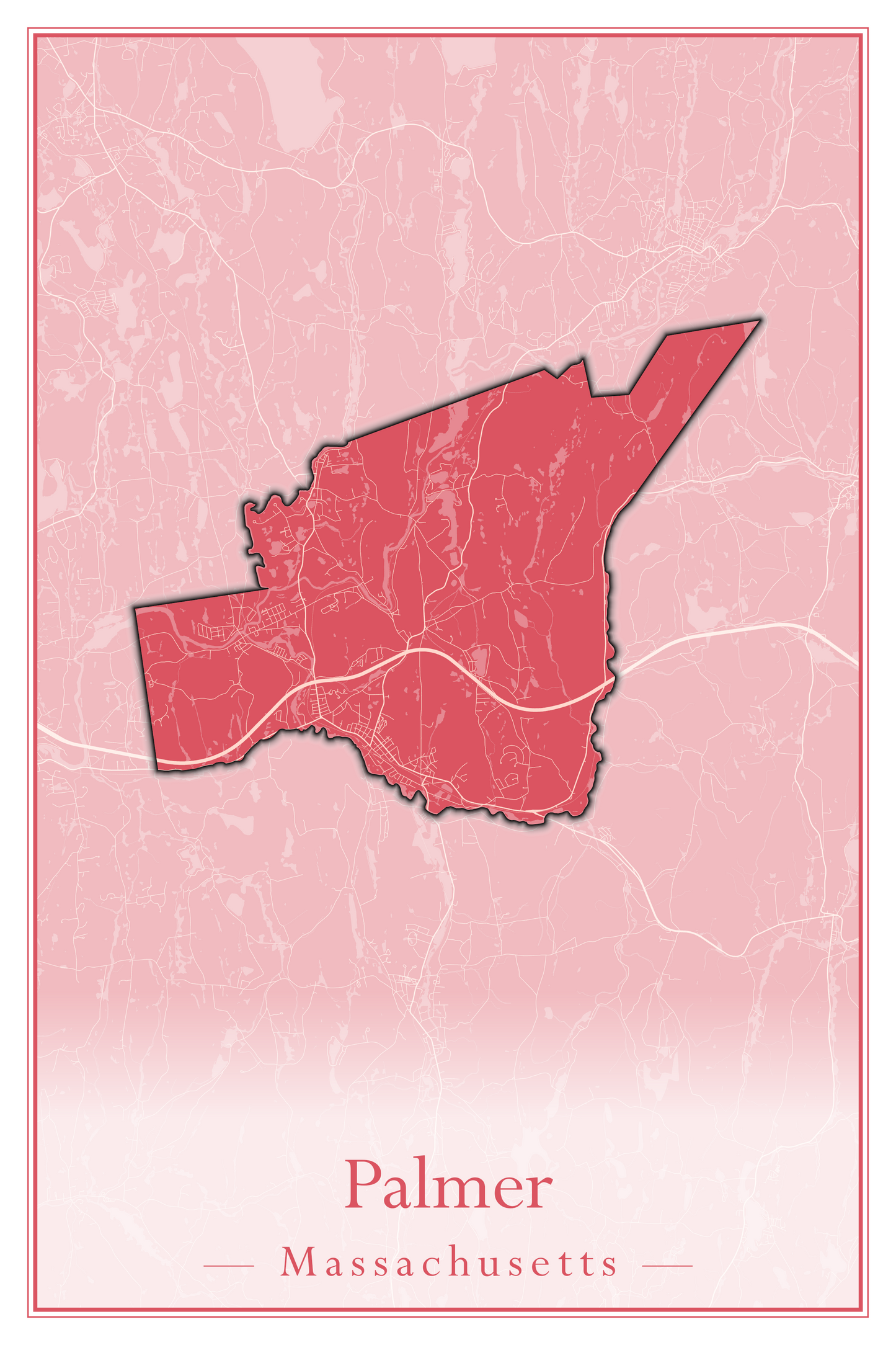 Massachusetts Towns - Street Map (Otis - Paxton)