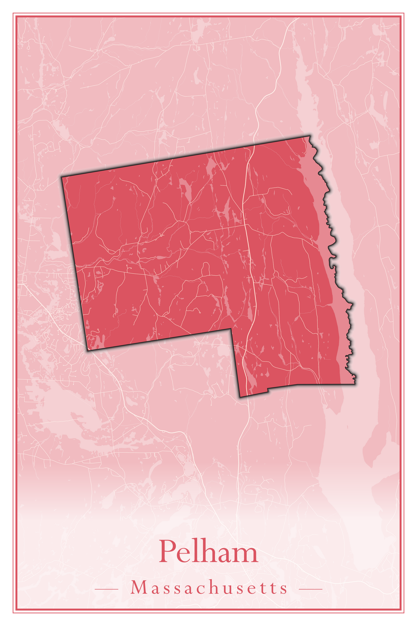 Massachusetts Towns - Street Map (Peabody - Pepperell)