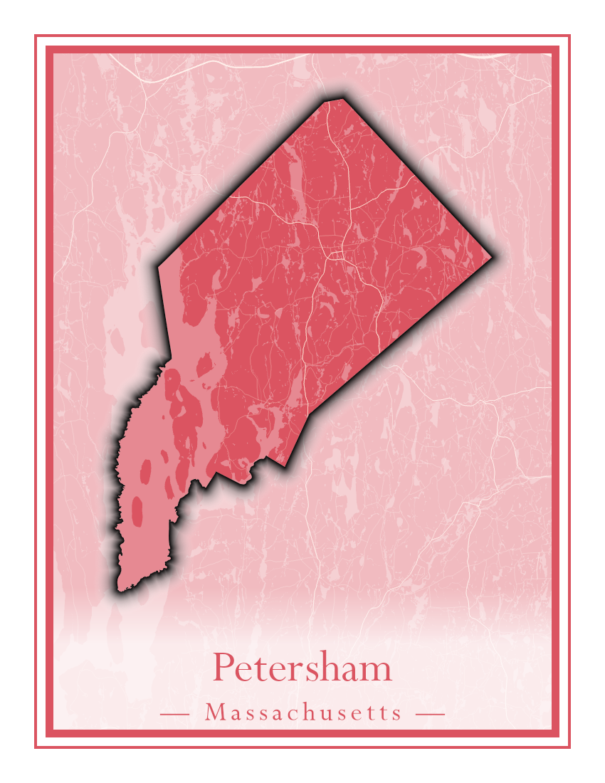 Massachusetts Towns - Street Map (Peru - Pittsfield)