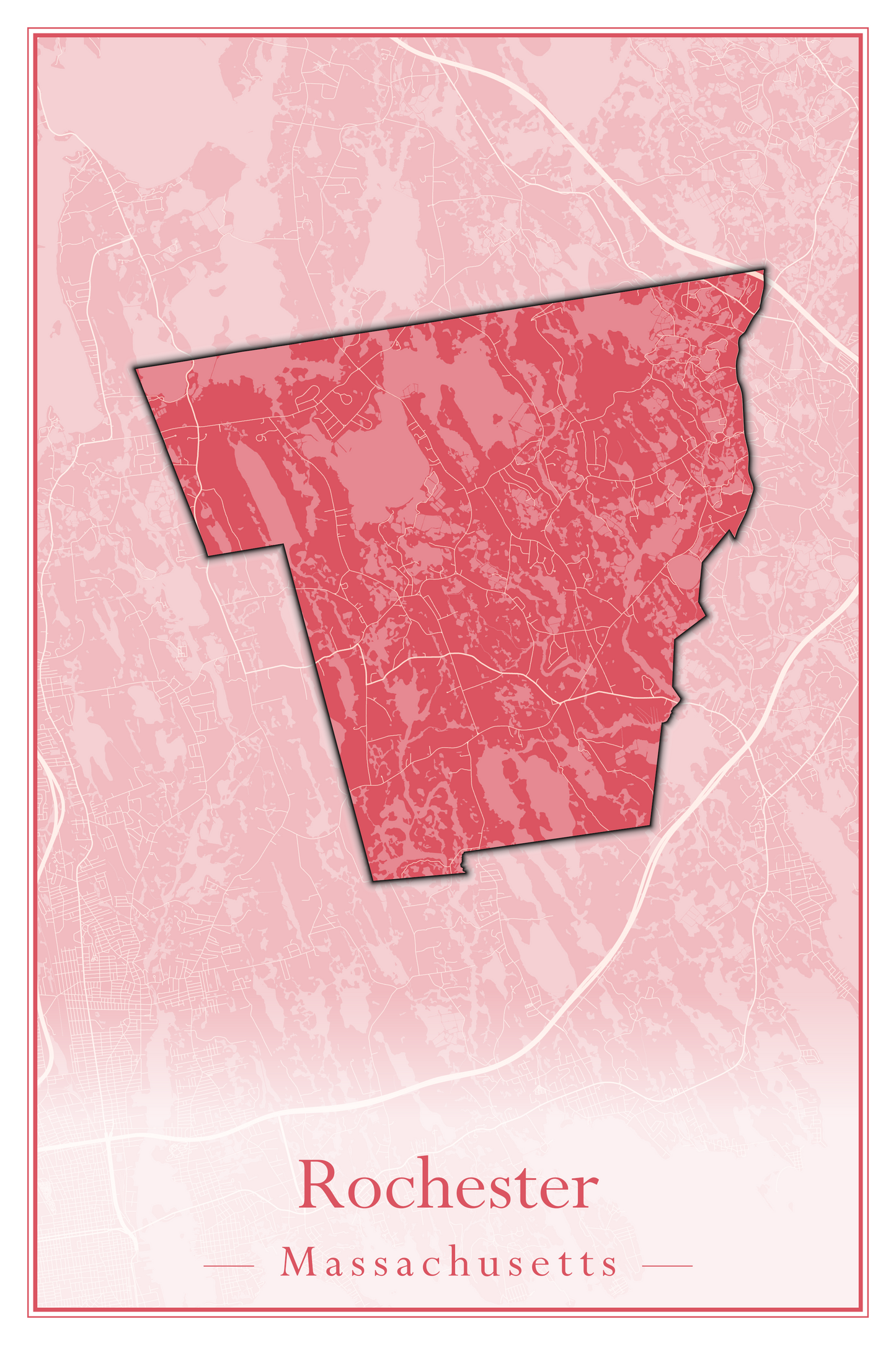 Massachusetts Towns - Street Map (Richmond - Rockport)