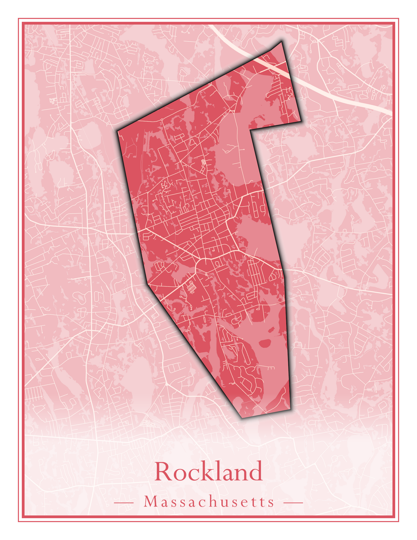 Massachusetts Towns - Street Map (Richmond - Rockport)