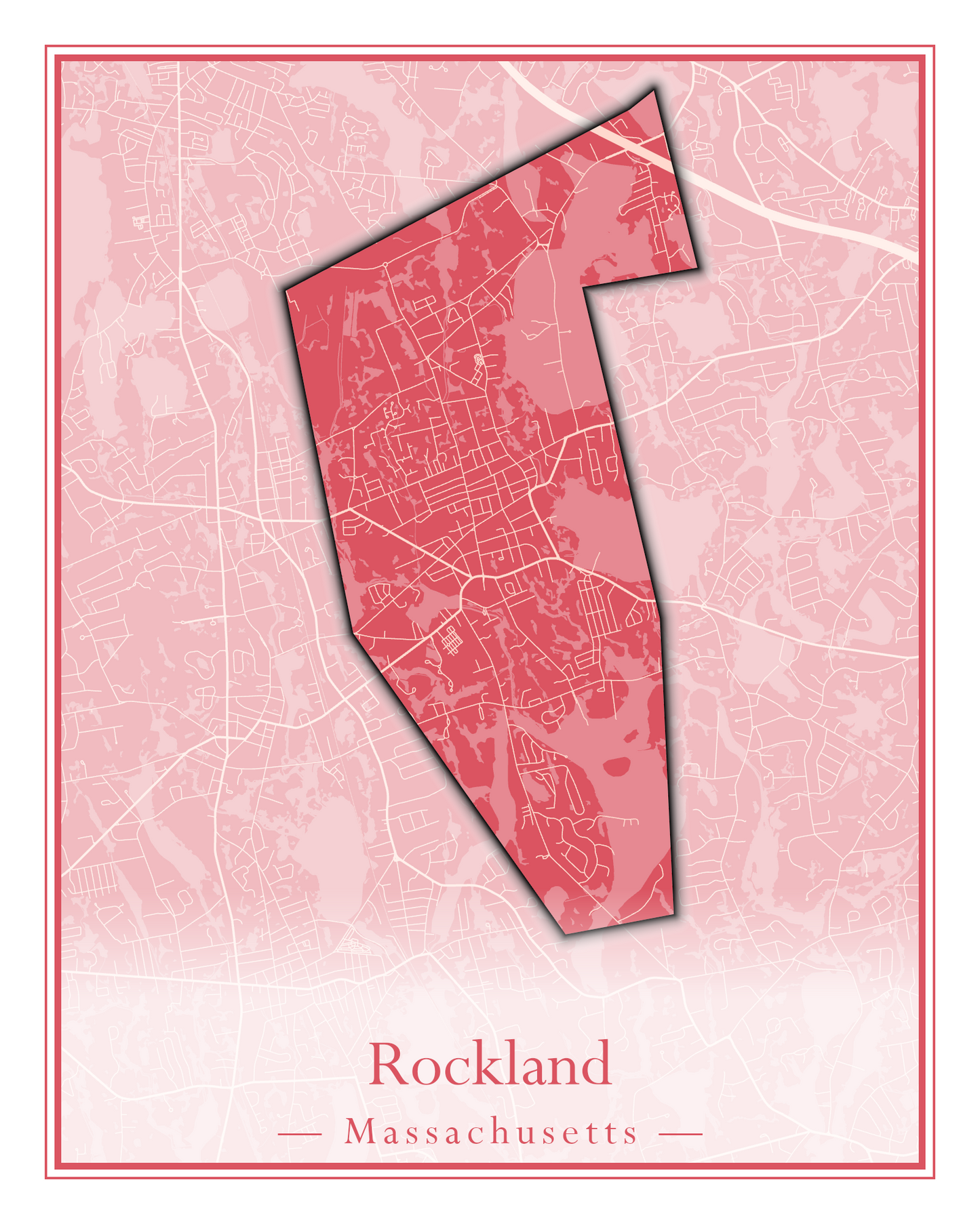 Massachusetts Towns - Street Map (Richmond - Rockport)