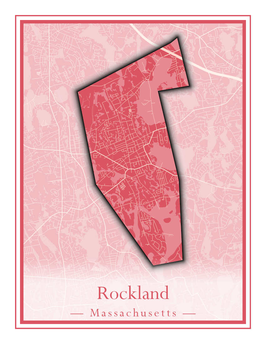 Massachusetts Towns - Street Map (Richmond - Rockport)