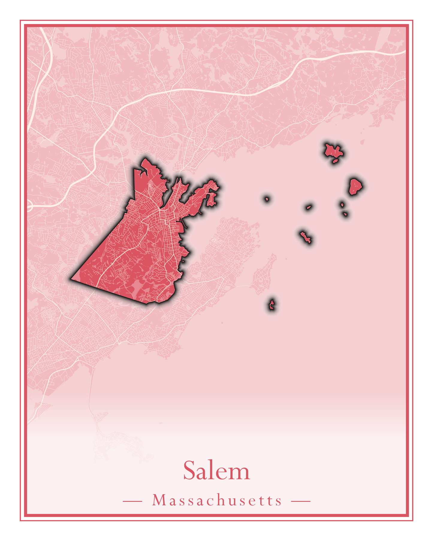 Massachusetts Towns - Street Map (Rutland - Sandisfield)