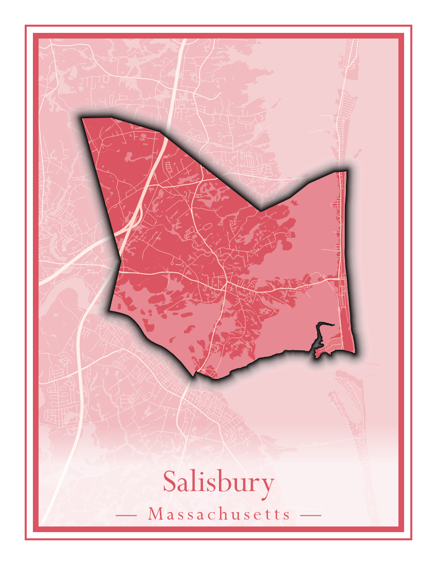 Massachusetts Towns - Street Map (Rutland - Sandisfield)