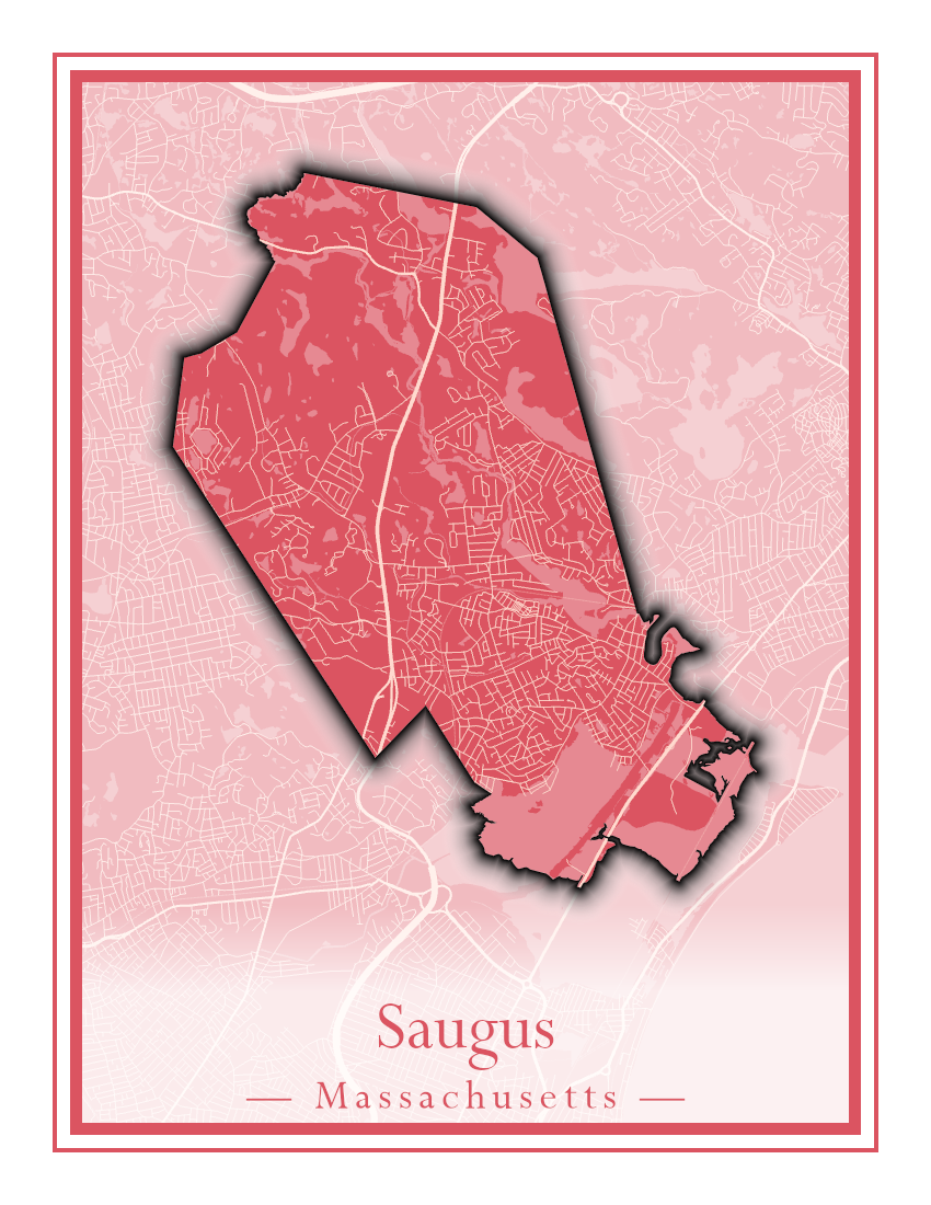 Massachusetts Towns - Street Map (Sandwich - Scituate)