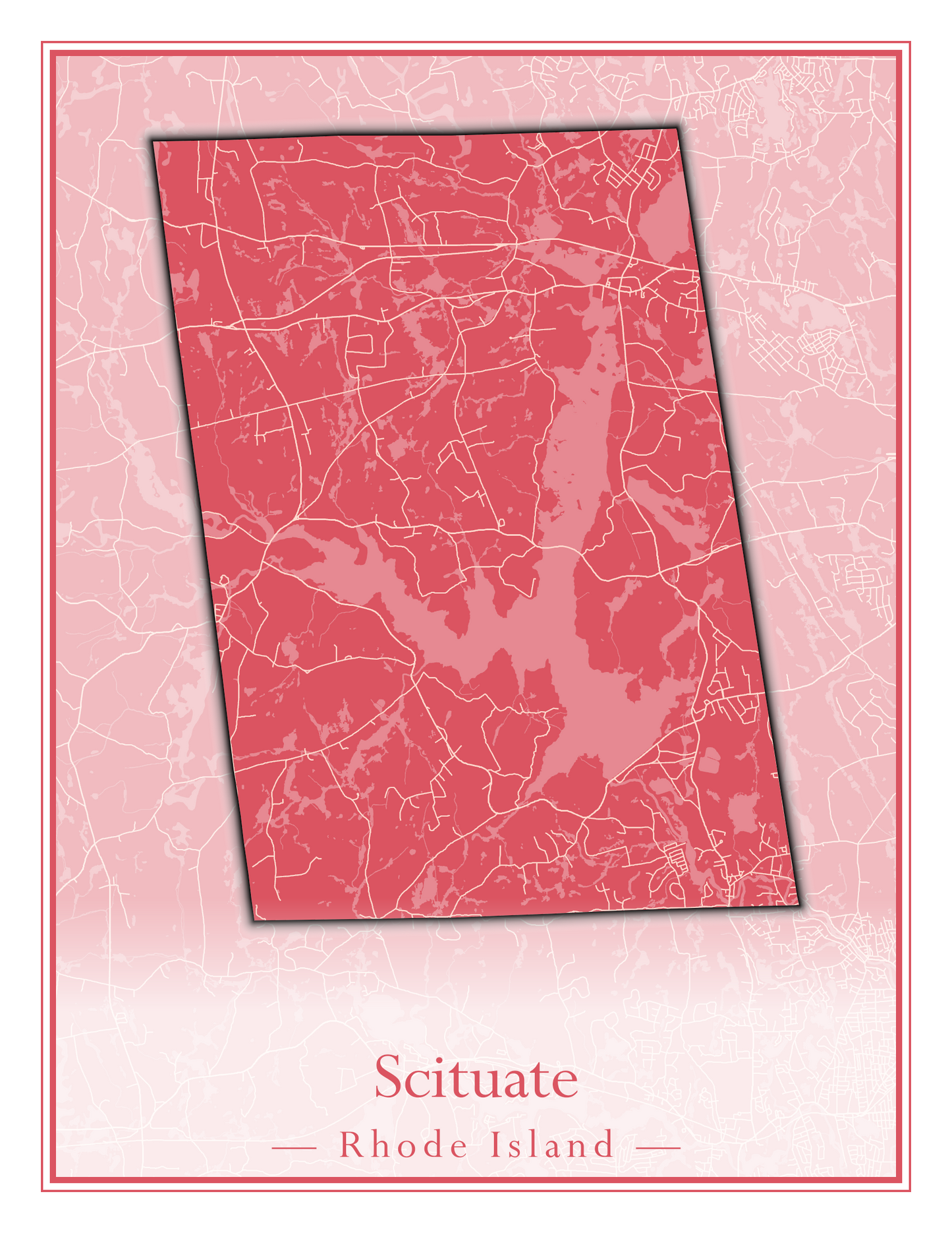 Rhode Island Towns - Street Map (Richmond - South Kingstown)